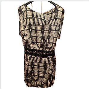 Ali Ro embellished print dress